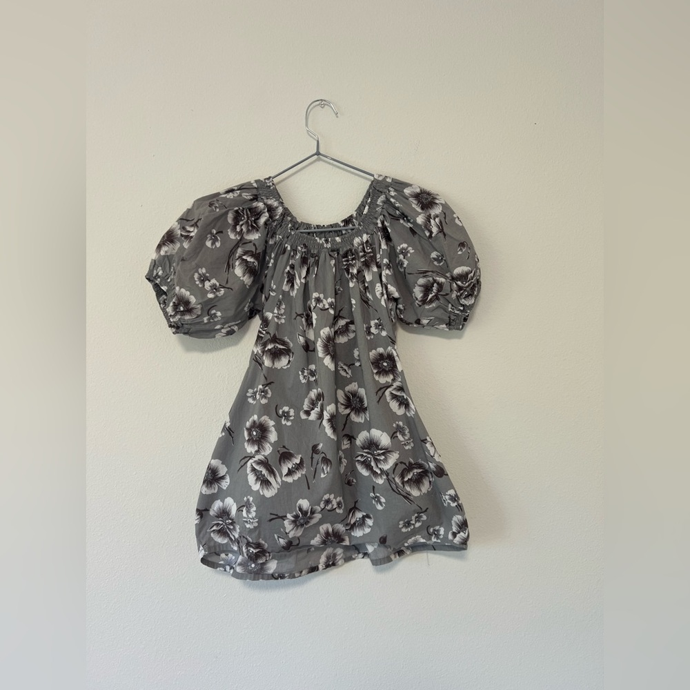 Eliane et Lena Grey Floral Dress